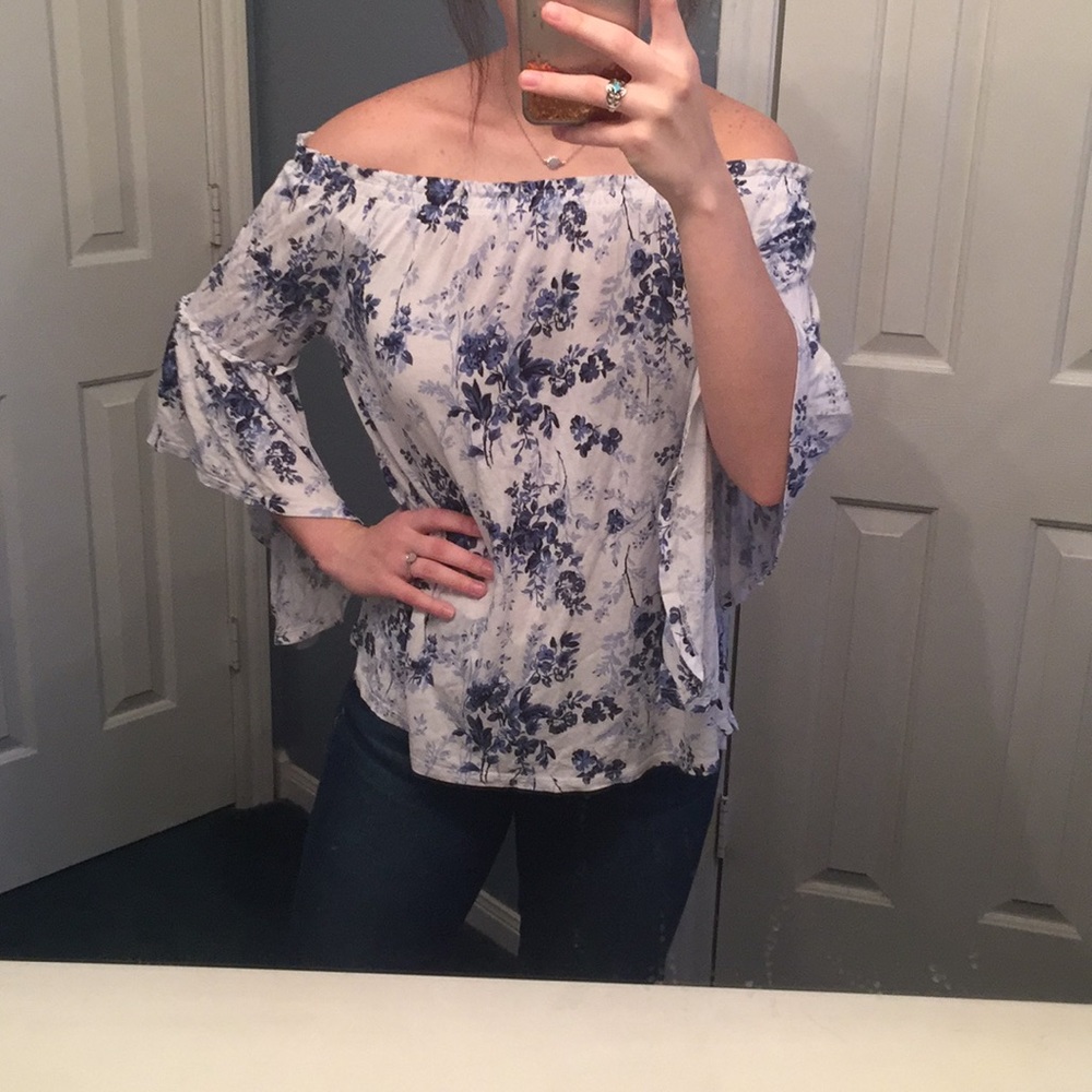 Off the shoulder shirt